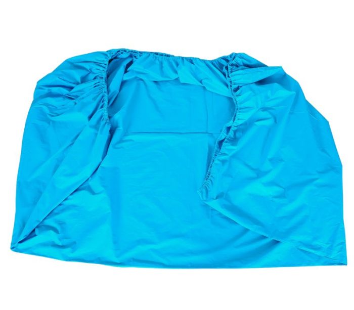 Cearceaf de pat cu elastic Ciel Ariale, bumbac ranforce, Turcoaz - imagine 5