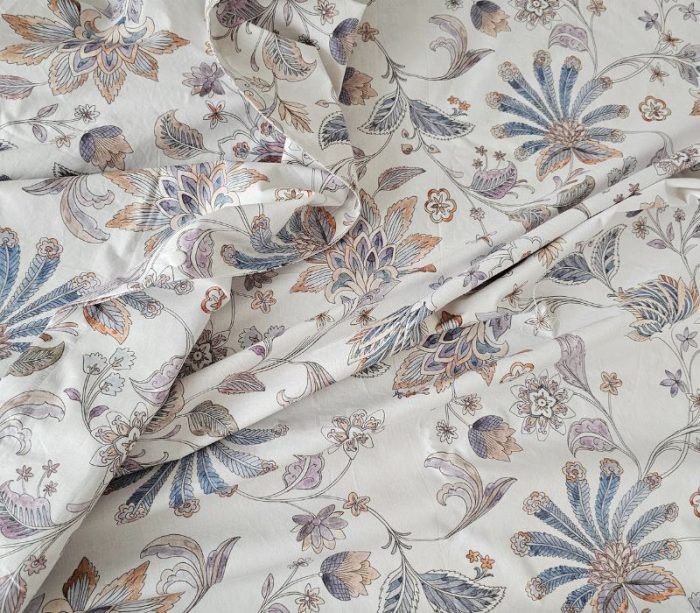 Lenjerie de pat Ariale Boho Bloom, pentru 2 persoane, 4 piese, bumbac ranforce, Multicolor - imagine 7