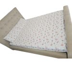 Lenjerie de pat Flori de vis Ariale, pentru 2 persoane, 4 piese, bumbac ranforce, Multicolor - imagine 11