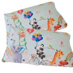 Set 2 fete de perna, Safari Magic Ariale, 50x70cm, bumbac ranforce, multicolor