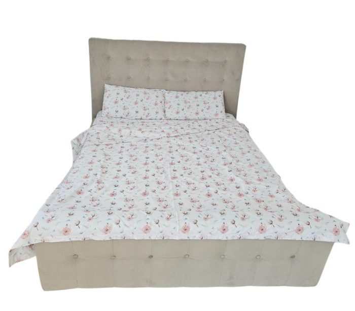 Lenjerie de pat Flori de vis Ariale, pentru 2 persoane, 4 piese, bumbac ranforce, Multicolor - imagine 14