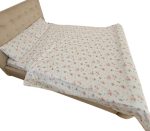 Lenjerie de pat Flori de vis Ariale, pentru 2 persoane, 4 piese, bumbac ranforce, Multicolor - imagine 19