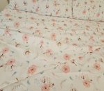Lenjerie de pat Flori de vis Ariale, pentru 2 persoane, 4 piese, bumbac ranforce, Multicolor - imagine 20