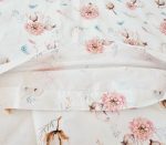 Lenjerie de pat Flori de vis Ariale, pentru 2 persoane, 4 piese, bumbac ranforce, Multicolor - imagine 21