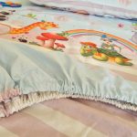 Cearceaf de pat cu elastic Safari Magic Ariale, bumbac ranforce, 80 X 160 cm, Multicolor