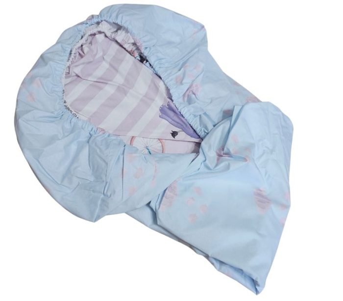 Cearceaf de pat cu elastic Safari Magic Ariale, bumbac ranforce, 70 X 140 cm, Multicolor - imagine 4