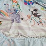 Cearceaf de pat cu elastic Safari Magic Ariale, bumbac ranforce, 90 X 200 cm, Multicolor