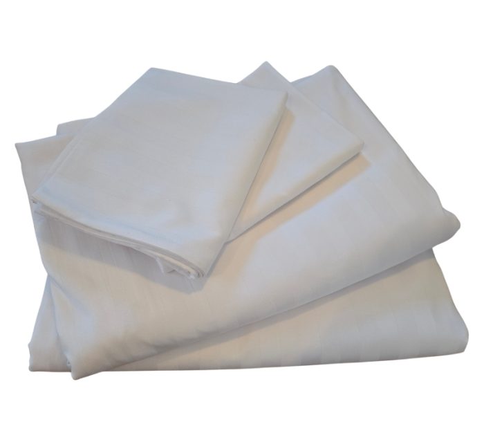 Lenjerie de pat Damasc Regal by Ariale,, 2 persoane, 4 piese, damasc, Alb - imagine 2