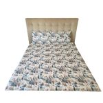 Lenjerie de Pat „Satul de iarnă fermecat 5D” – Bumbac 100%, Imprimare Digitală, 4 Piese - imagine 13