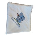 Trusou pentru botez baietel cu Elefant personalizat prin broderie, 13 piese - imagine 11