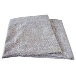 Set 2 fete de perna Gri Ariale, bumbac, 40x40cm - imagine 2