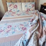 Lenjerie de pat Ariale „Floral Elegance” din bumbac ranforce – 4 piese (220x240 cm)