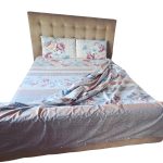 Lenjerie de pat Ariale „Floral Elegance” din bumbac ranforce – 4 piese (220x240 cm) - imagine 5