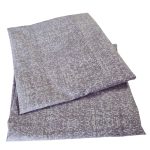 Set 2 fete de perna Gri Ariale, bumbac, 40x40cm