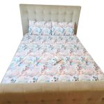 Lenjerie completă Ariale „Pisicuțe” – bumbac ranforce imprimat digital 5D, 4 piese, pat dublu - imagine 20