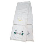 Prosop tradițional de nuntă brodat Ariale 35x200 cm - imagine 4
