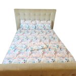 Lenjerie completă Ariale „Pisicuțe” – bumbac ranforce imprimat digital 5D, 4 piese, pat dublu - imagine 24