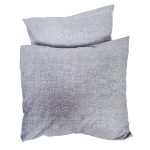 Set 2 fete de perna Gri Ariale, bumbac, 40x40cm - imagine 5