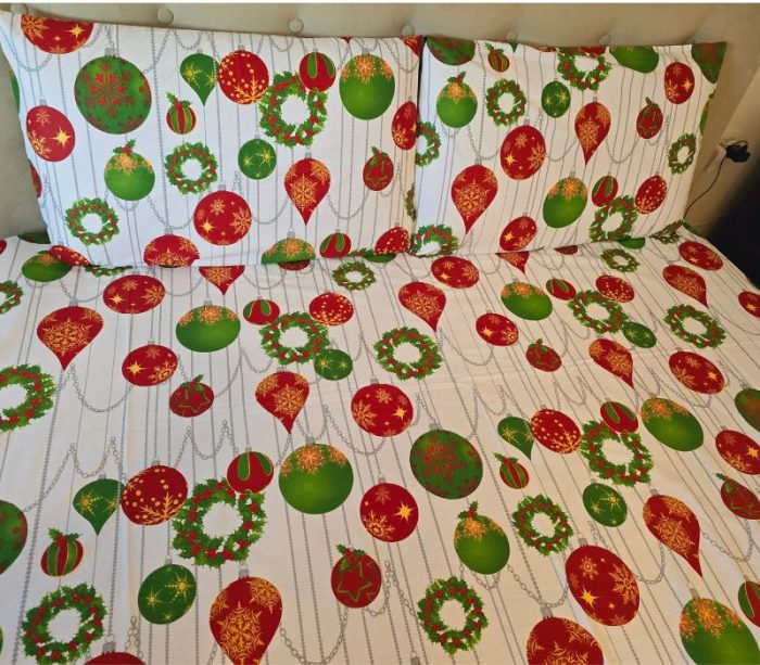 Lenjerie de pat Magic Christmas by Ariale, pentru 2 persoane, 4 piese, bumbac ranforce, 200 x220 cm - imagine 14