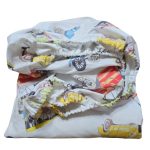 Cearceaf de pat cu elastic Retro Cars Ariale, bumbac ranforce, Multicolor - imagine 5