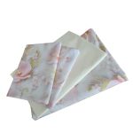 Lenjerie de Pat „Flori pudrate” – Bumbac 100%, Imprimare Digitală, 4 Piese - imagine 10