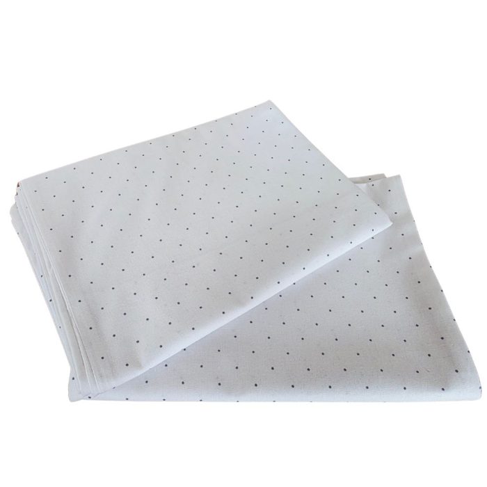 Set 2 fete de perna Gri Elegant cu Buline, Ariale, 50 x 70cm, bumbac - imagine 3