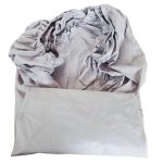 Cearceaf de pat cu elastic Gri Mediu Ariale, Bumbac - imagine 6