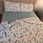 Lenjerie de Pat din Bumbac Ranforce – Eucalyptus Ariale, 4 piese, 2 persoane