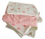 Lenjerie de Pat din Bumbac Ranforce – Inimi Roz, Ediție Specială Ziua Iubirii, pentru 2 persoane, 4 piese - imagine 14