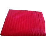 Lenjerie de pat ARIALE pentru 2 persoane, 6 piese, King Size, damasc satinat, Rosu - imagine 4