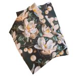 Lenjerie de Pat din Bumbac Ranforce 5D – Flori de Magnolie, Imprimare Digitală Premium, 2 persoane , 4 piese - imagine 18