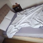 Lenjerie de pat Ariale Gri Elegant cu Buline, pentru 2 persoane, 4 piese, bumbac ranforce - imagine 6