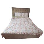 Lenjerie de Pat „Flori pudrate” – Bumbac 100%, Imprimare Digitală, 4 Piese - imagine 23