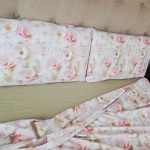 Lenjerie de Pat „Flori pudrate” – Bumbac 100%, Imprimare Digitală, 4 Piese - imagine 25