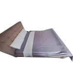 Lenjerie de pat Ariale Gri Elegant cu Buline, pentru 2 persoane, 4 piese, bumbac ranforce - imagine 3