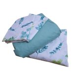 Lenjerie de Pat din Bumbac Ranforce – Eucalyptus Ariale, 4 piese, 2 persoane - imagine 5