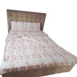 Lenjerie de Pat „Flori pudrate” – Bumbac 100%, Imprimare Digitală, 4 Piese - imagine 34