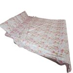 Lenjerie de Pat „Flori pudrate” – Bumbac 100%, Imprimare Digitală, 4 Piese - imagine 37