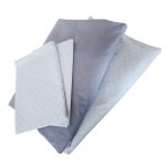 Lenjerie de pat Ariale Gri Elegant cu Buline, pentru 2 persoane, 4 piese, bumbac ranforce - imagine 2