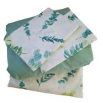 Lenjerie de Pat din Bumbac Ranforce – Eucalyptus Ariale, 4 piese, 2 persoane - imagine 6