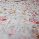 Lenjerie de Pat „Flori pudrate” – Bumbac 100%, Imprimare Digitală, 4 Piese - imagine 41