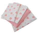 Lenjerie de Pat din Bumbac Ranforce – Inimi Roz, Ediție Specială Ziua Iubirii, pentru 2 persoane, 4 piese - imagine 12