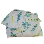 Lenjerie de Pat din Bumbac Ranforce – Eucalyptus Ariale, 4 piese, 2 persoane - imagine 8