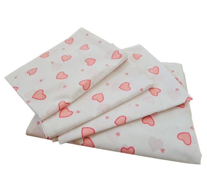 Lenjerie de Pat din Bumbac Ranforce – Inimi Roz, Ediție Specială Ziua Iubirii, pentru 2 persoane, 4 piese - imagine 13