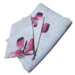 Lenjerie de Pat din Bumbac Ranforce – Fluturi Delicați Ariale, 4 Piese - imagine 3