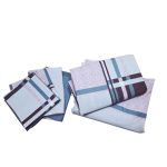 Lenjerie de Pat Geometric Ariale, bumbac, 6 Piese - imagine 4