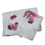 Lenjerie de Pat din Bumbac Ranforce – Fluturi Delicați Ariale, 4 Piese - imagine 4