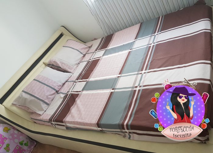 Lenjerie de Pat Geometric Ariale, bumbac, 6 Piese - imagine 6