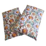 Lenjerie de Pat Margarete Pastelate 5D Ariale– Bumbac, Imprimare Digitală, 4 Piese - imagine 14