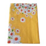 Fata de perna 50x70cm, Margarete pe fond Galben, Ariale, Bumbac - imagine 3